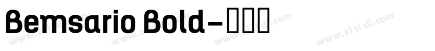 Bemsario Bold字体转换